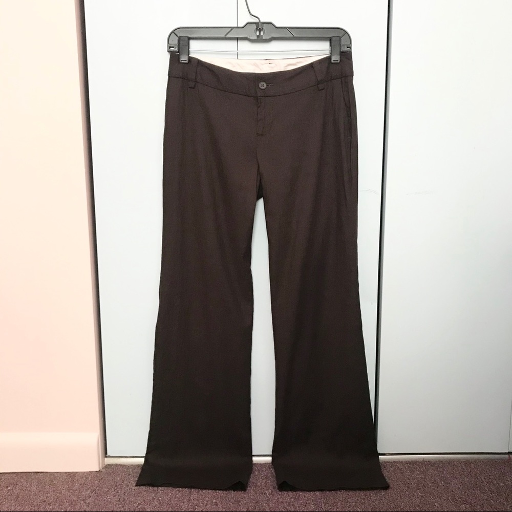 Banana Republic Dark Brown Martin Fit Dress Pants